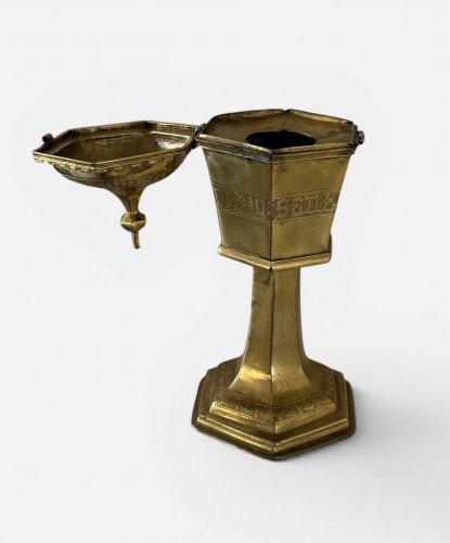 Gothic gilt copper reliquary, Spain ca. 1500 - Middle age