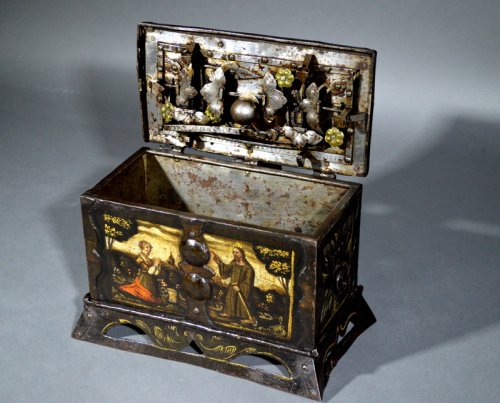 Small nürnberg casket with scene of &quot;noli mi tangere&quot;.  renaissance era. - Objects of Vertu Style Renaissance