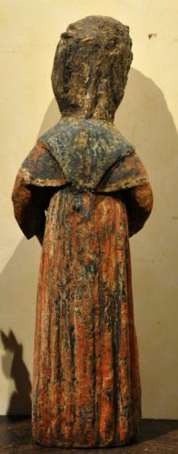 Sculpture  - Statue of Saint Mammes of Caesarea.  France.  Circa 1380.