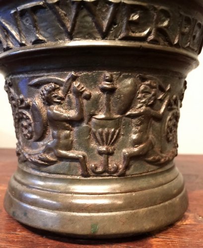 Bronze mortar,  Antwerp dated 1648 - 