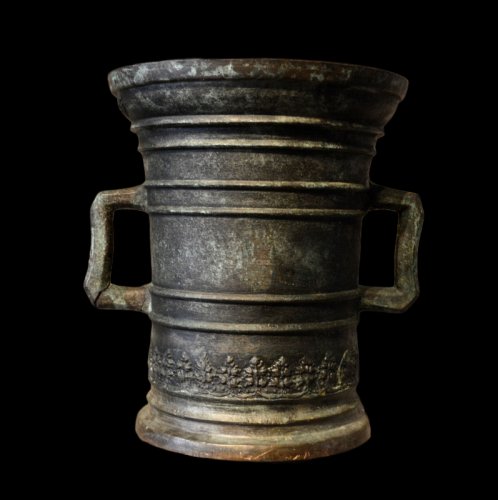 Collectibles  - A large bronze mortar.  Germany.  Dated 1596