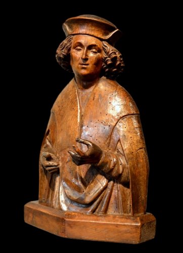 Sculpture  - A carving depicting Saint Vitus.  Southern Germany.  Circa 1500.