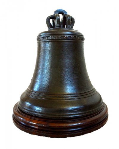 Gothic bronze bell. French dated 1523 - Religious Antiques Style 