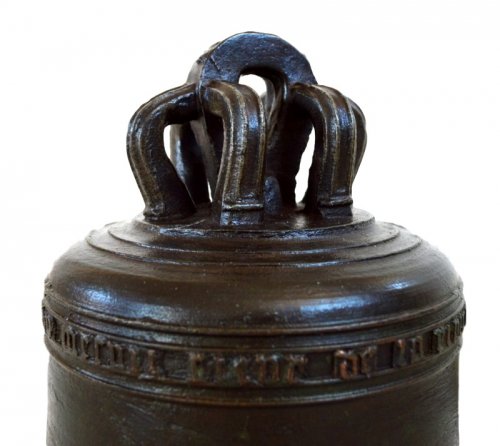  - Gothic bronze bell. French dated 1523
