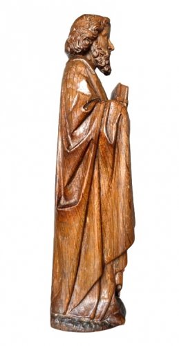 Oak carved gothic statue, Brabant circa 1480 - 