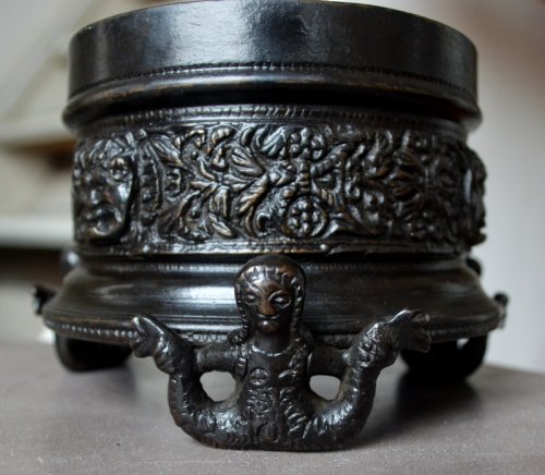 Renaissance bronze inkwell 16th century - 