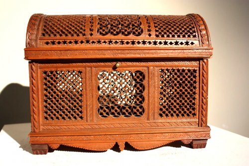 Exceptional boxwood casket.Early 16th century. - Objects of Vertu Style 