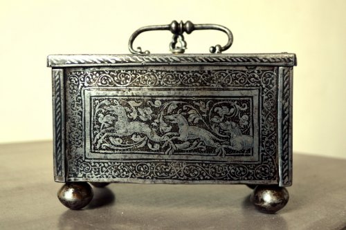 Casket in etched steel, Nürnberg 2nd half 16th century. - Curiosities Style Renaissance