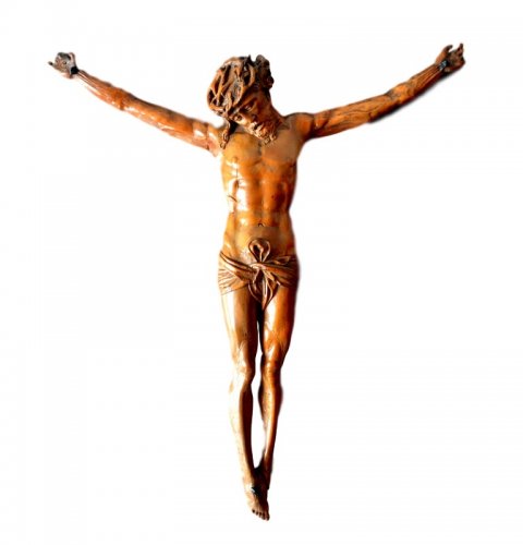 Christ en buis sculpté, Allemagne XVIe siècle