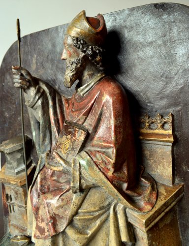 Important stone relief of St-Eloy, 15th century - Middle age