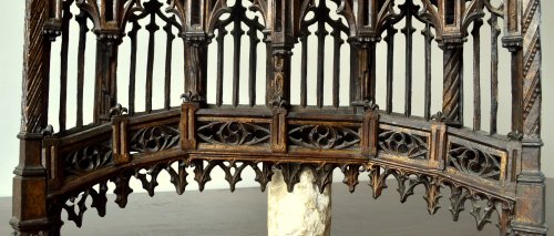 Middle age - Carved oak Baldachin.Late 15th century