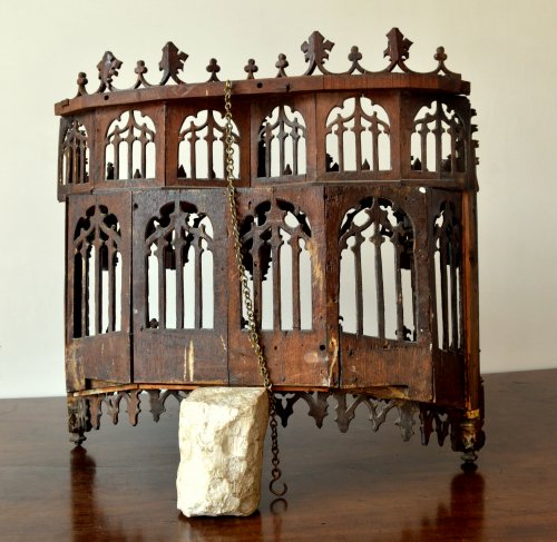 Antiquités - Carved oak Baldachin.Late 15th century