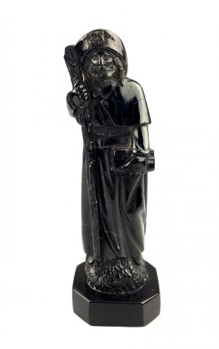 Jet figure of St-James.17th century