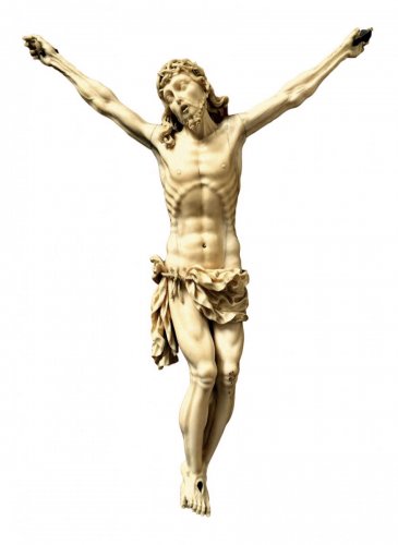 Ivory carved Christ.17th century