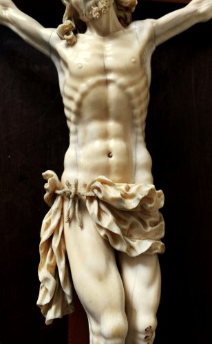 17th century - Ivory carved Christ.17th century