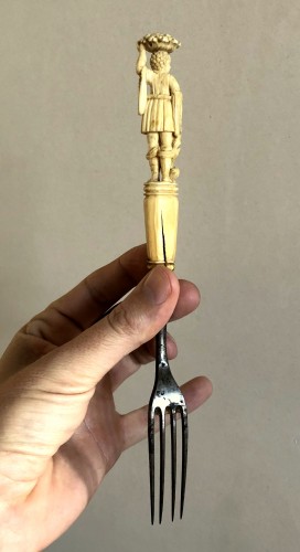 Curiosities  - Fork with ivory handle,17th century