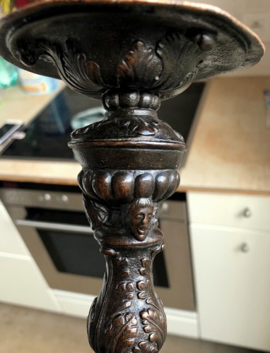 Renaissance - A large renaissance bronze candlestick.Late 16th century