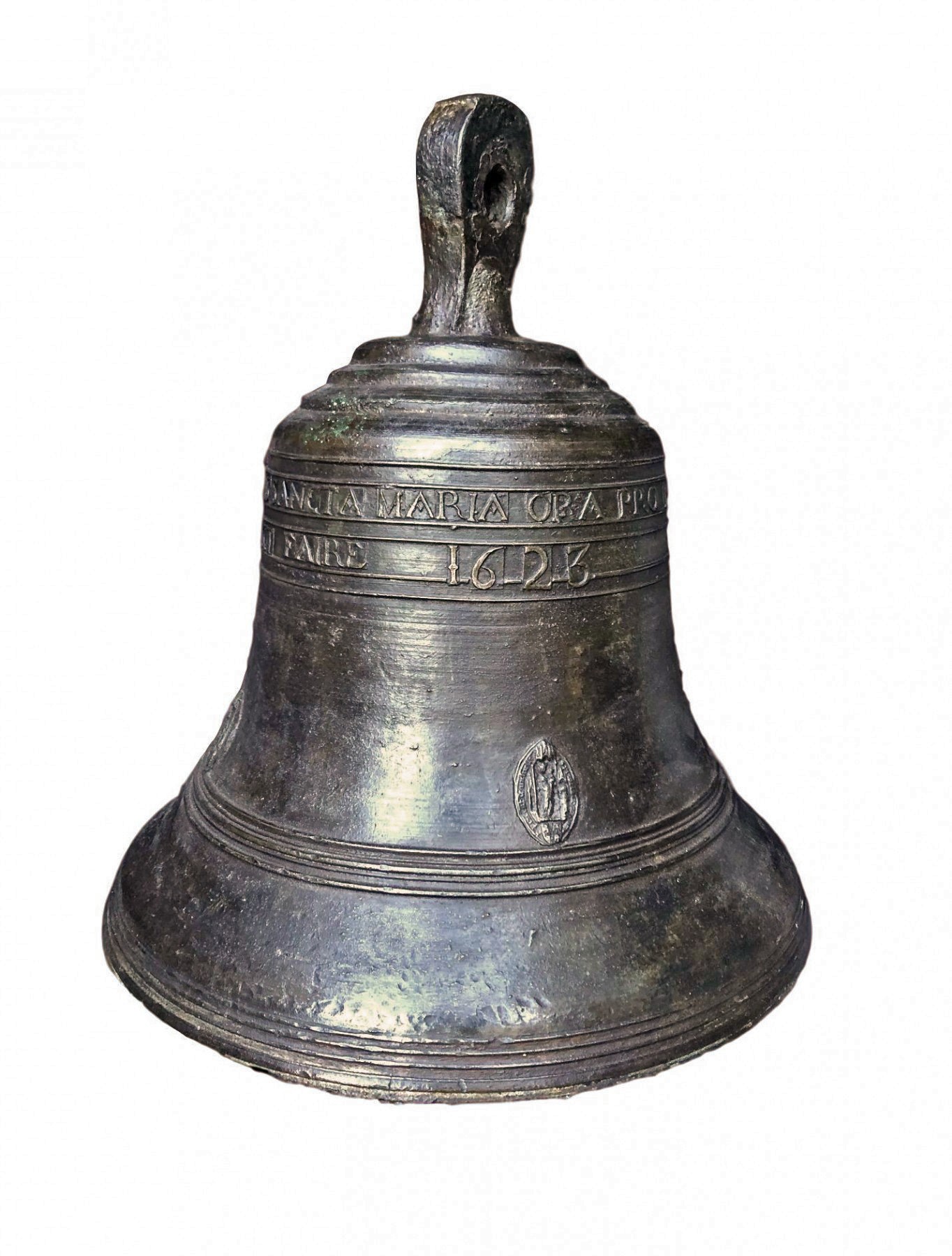 Descent petroleum debat A large bronze bell.France.17th century - Ref.81857