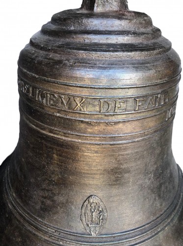 17th century - A large bronze bell.France.17th century