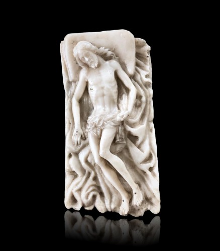 17th century - An alabaster carving of the entombed Christ.Circa 1600
