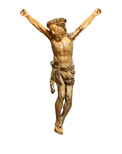 A Goa ivory Christ.17th century