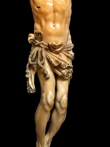 A Goa ivory Christ.17th century - 
