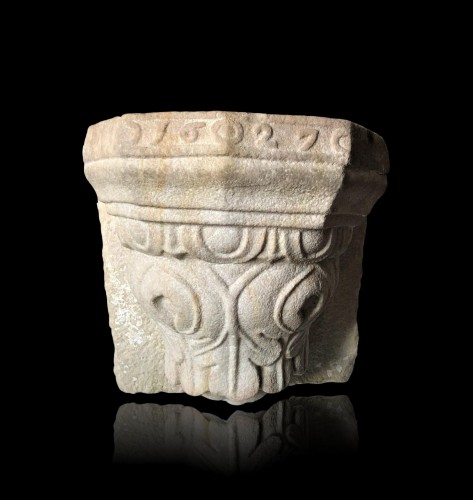 Religious Antiques  - Stone holy water font,17th century