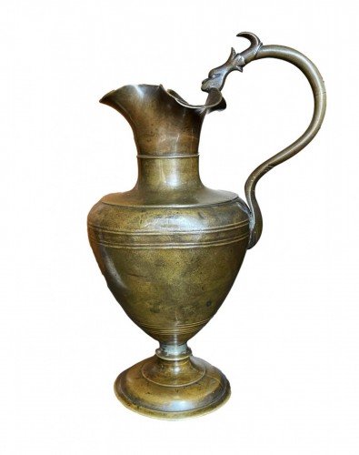 A renaissance bronze ewer. Mid-16th century