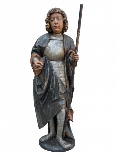 A Swabian sculpture of Saint-Victor. Late 15th century
