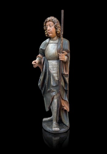 A Swabian sculpture of Saint-Victor. Late 15th century - 