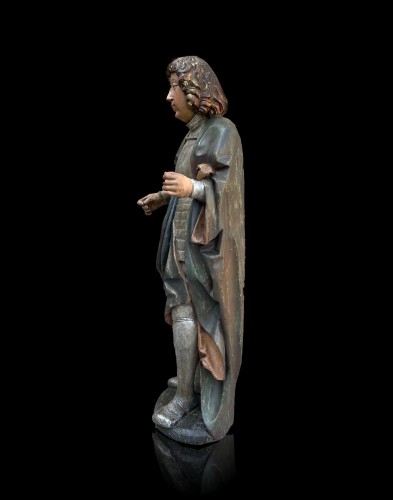 11th to 15th century - A Swabian sculpture of Saint-Victor. Late 15th century
