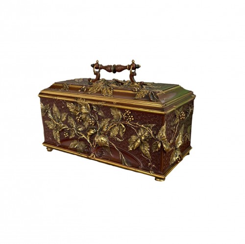 Jewelry box by Émile-Auguste Rieber 19th century