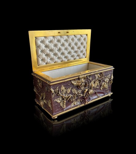 Objects of Vertu  - Jewelry box by Émile-Auguste Rieber 19th century
