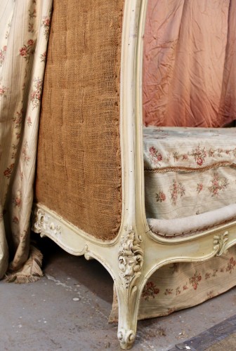 Antiquités - La Polonaise castle bed, late 19th century