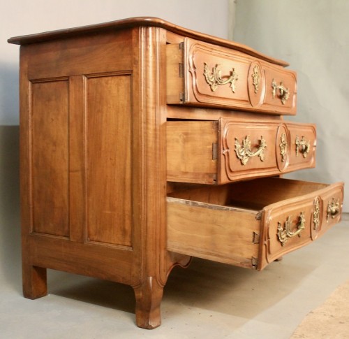 Commode Lyonnaise En Noyer XVIIIème - Jean-Yves Buhard