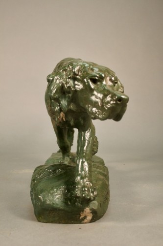 Setter à l'affût par Thomas François Cartier (1879-1936) - Jean-Yves Buhard