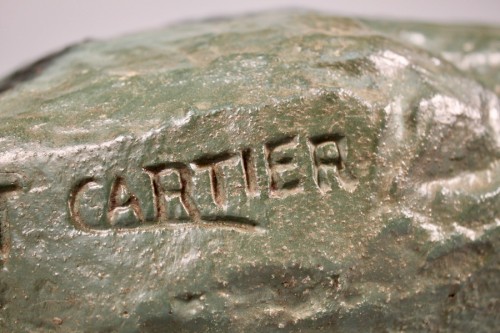  - Setter à l'affût par Thomas François Cartier (1879-1936)