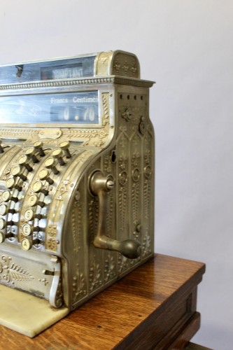 National Company Cash Register In Francs And Cents  - Decorative Objects Style 