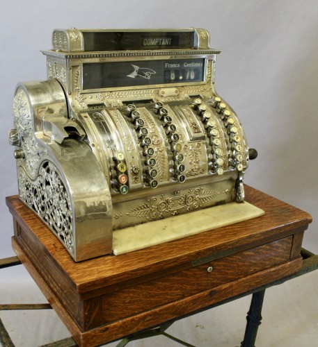 20th century - National Company Cash Register In Francs And Cents 