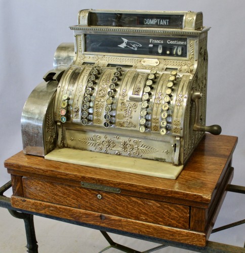  - National Company Cash Register In Francs And Cents 