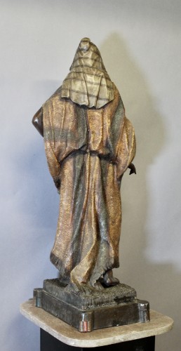 Porcelain & Faience  - Alba, Polychrome Terracotta After Friedrich Goldscheider