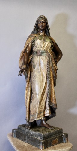 Alba, Polychrome Terracotta After Friedrich Goldscheider - 