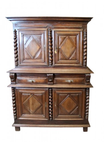 Late 17th Century walnut two-piece Sideboard