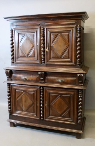 Furniture  - Late 17th Century walnut two-piece Sideboard