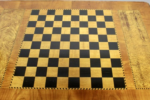  - Games Table With Removable And Reversible Checkerboard Top 