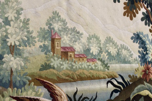 Verdure oiseau - - Aubusson Tapestry, 20th Century - 