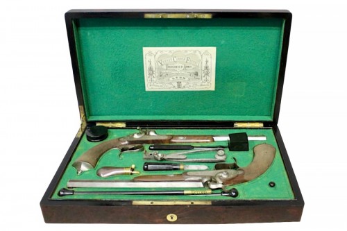 Verney Carron Frères 19th Century Duel Pistol Set