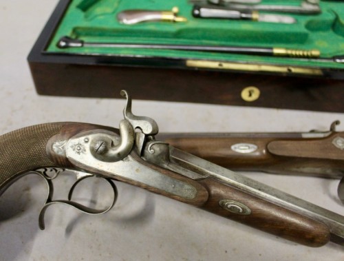 Verney Carron Frères 19th Century Duel Pistol Set - 