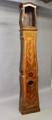 Large Marquetry Floor Clock Case, 19th Century - 