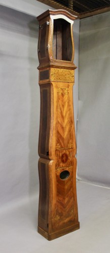 19th century - Large Marquetry Floor Clock Case, 19th Century